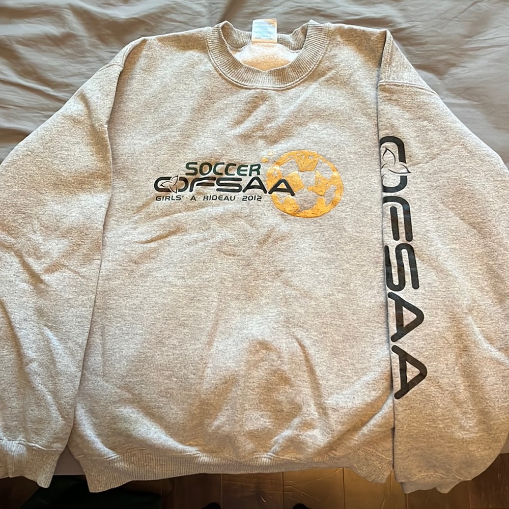 2012 OFSAA soccer crew neck.  Size: s